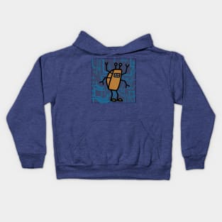 Bug in the System (blue) Kids Hoodie